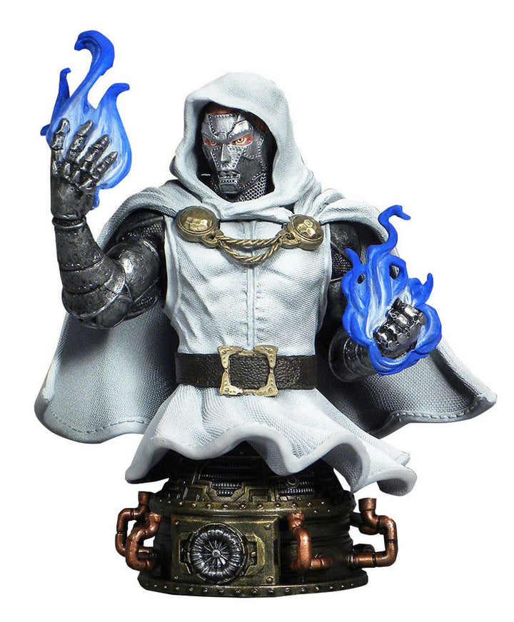 Marvel Comics Previews 40th Anniversary Exclusive White Armor Dr Doom Bust, Infinity Collectables , Uncategorized