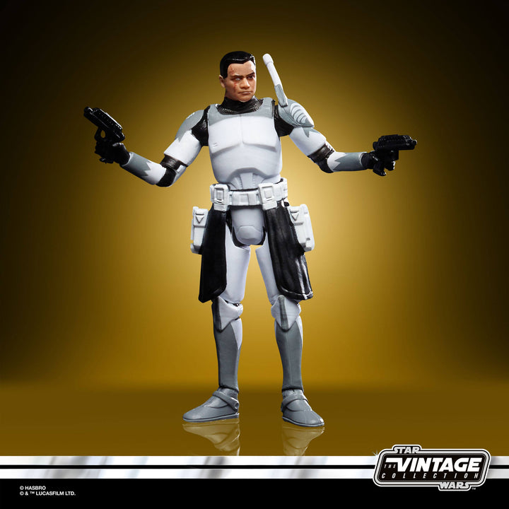 Hasbro Star Wars The Vintage Collection Clone Commander Wolffe Action Figure, Infinity Collectables