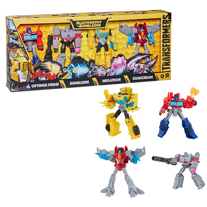 Transformers Buzzworthy Bumblebee Warrior Class 4 Pack Action Figures *Exclusive