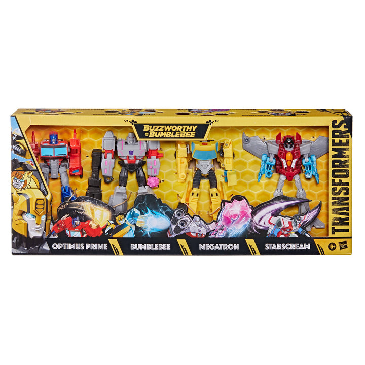 Transformers Buzzworthy Bumblebee Warrior Class 4 Pack Action Figures *Exclusive