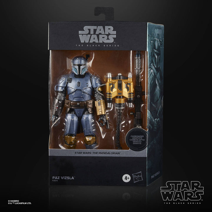 Star Wars The Black Series Carbonized Collection Paz Vizsla 6" Action Figure