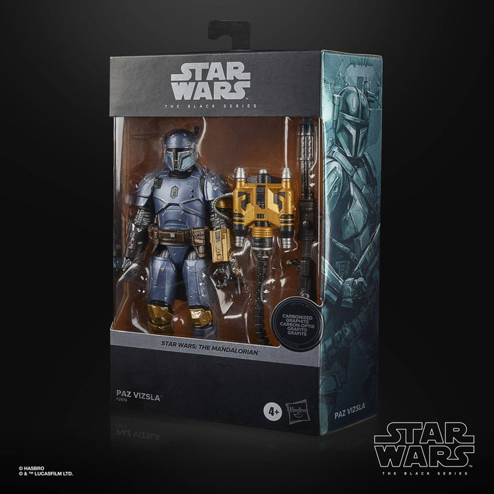 Star Wars The Black Series Carbonized Collection Paz Vizsla 6" Action Figure
