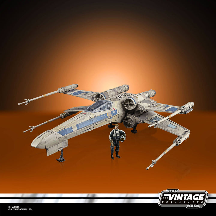 Star Wars The Vintage Collection Rogue One: A Star Wars Story Antoc Merrick’s X-Wing Fighter Vehicle with Action Figure