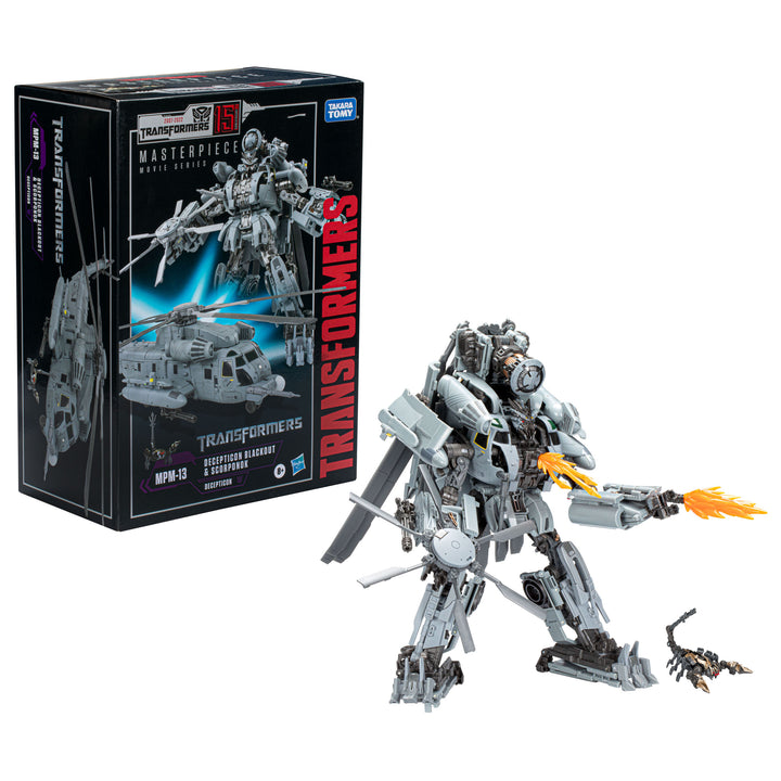 Transformers Movie Masterpiece Series Decepticon Blackout and Scorponok Action Figure *Exclusive