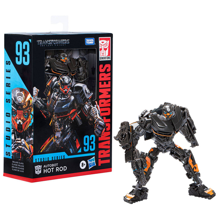 Hasbro Transformers Studio Series 93 Deluxe Class Transformers: The Last Knight Autobot Hot Rod
