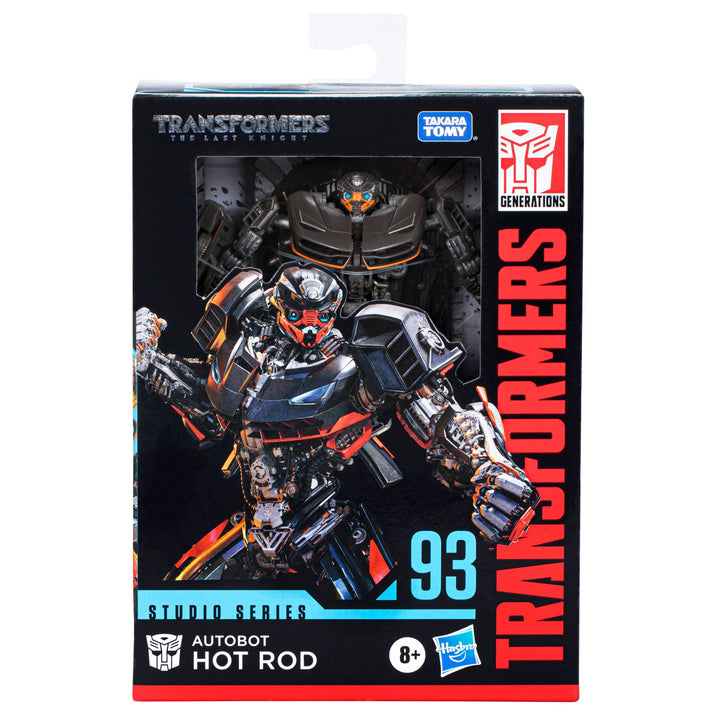 Hasbro Transformers Studio Series 93 Deluxe Class Transformers: The Last Knight Autobot Hot Rod