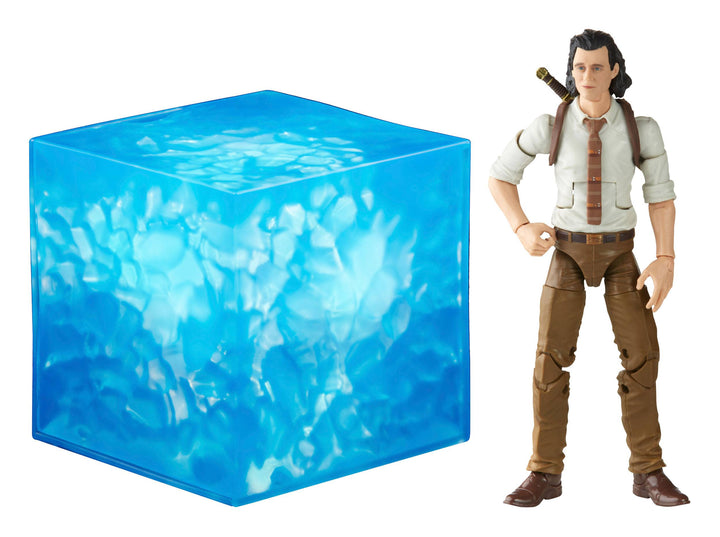 Hasbro Marvel Legends Series Tesseract Electronic Role Play Accessory with Light FX and Loki Figure