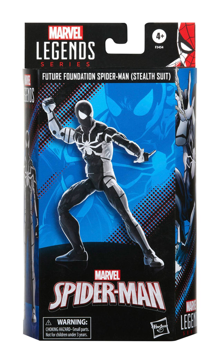 Hasbro Marvel Legends Series Future Foundation Spider-Man (Stealth Suit) 6 Inch Action Figure, Infinity Collectables