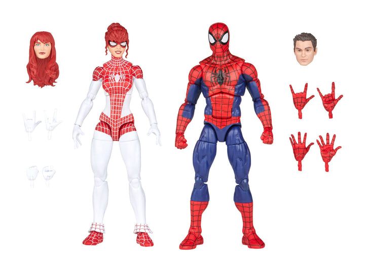 Marvel Legends Series Spider-Man and Marvel’s Spinneret