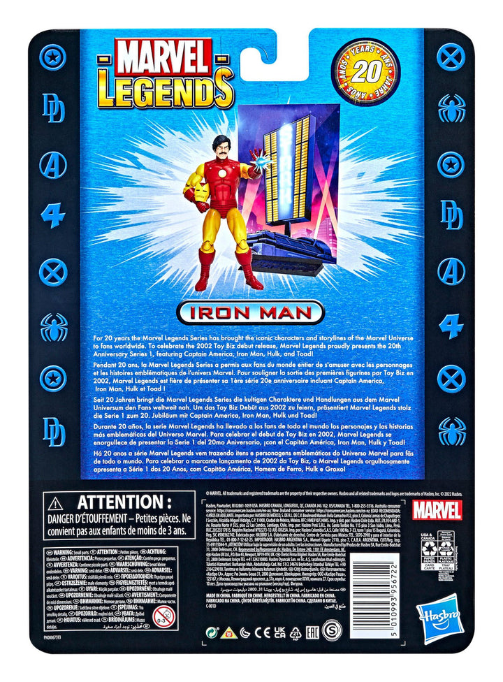 Hasbro Marvel Legends Series 1 Iron Man Action Figure