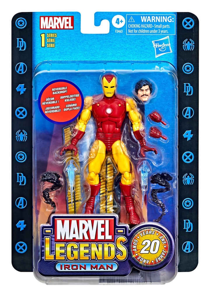 Hasbro Marvel Legends Series 1 Iron Man Action Figure