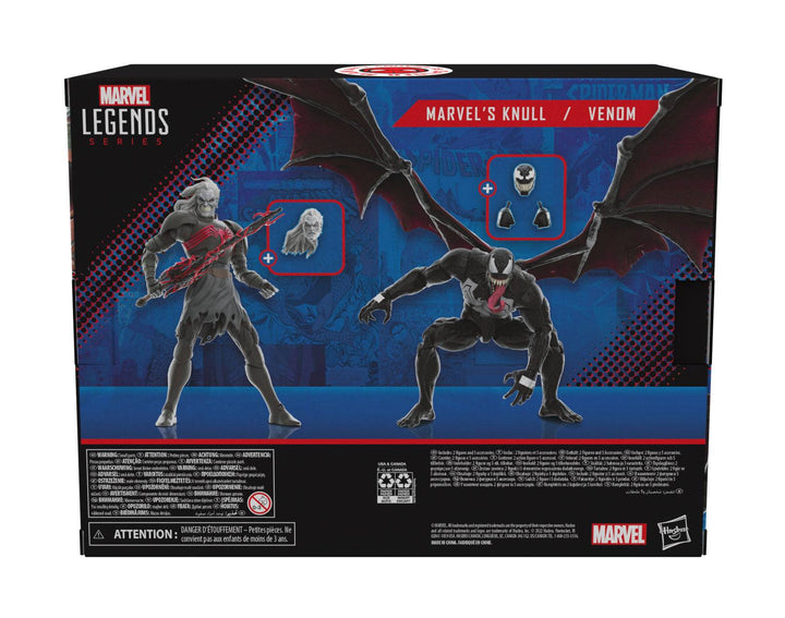 Marvel Legends Series 60th Anniversary Marvel’s Knull and Venom 2-Pack 6" Action Figures