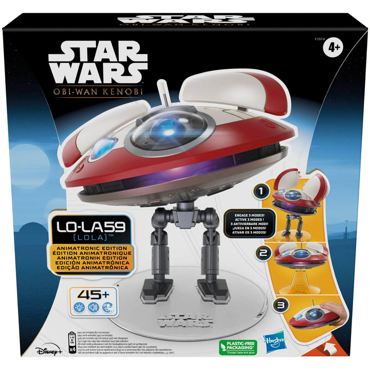 Hasbro Star Wars L0-LA59 (Lola) Animatronic Edition Obi-Wan Kenobi Electronic Droid