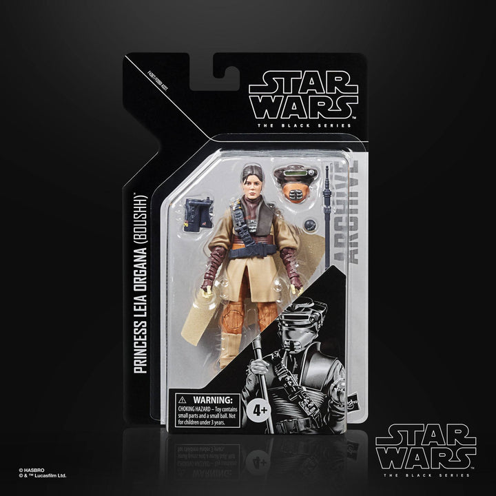 Hasbro Star Wars The Black Series Archive Princess Leia Organa (Boushh) Action Figure, Infinity Collectables