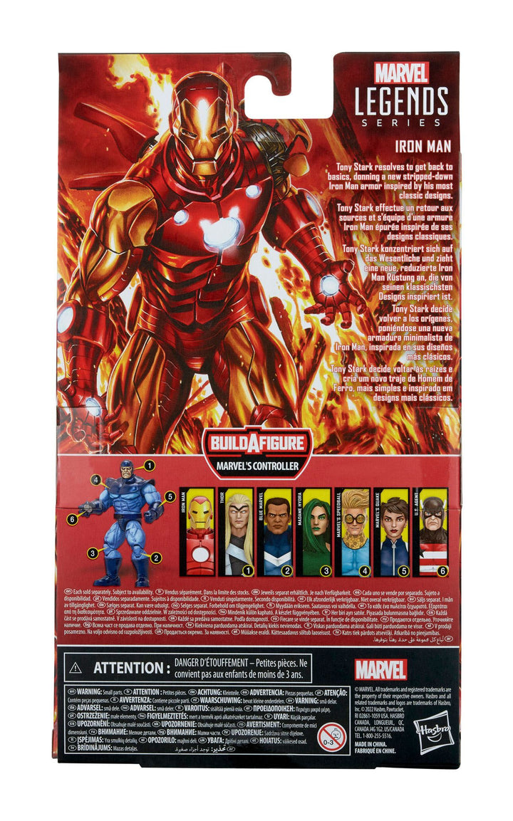 Hasbro Marvel Legends Series Iron Man 6 Inch Action Figure, Infinity Collectables
