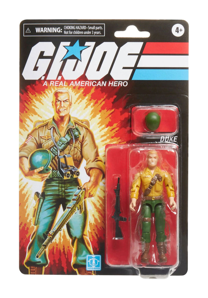 G.I. Joe Retro Collection Duke Vs. Cobra Commander 2 Pack Action Figures Bundle