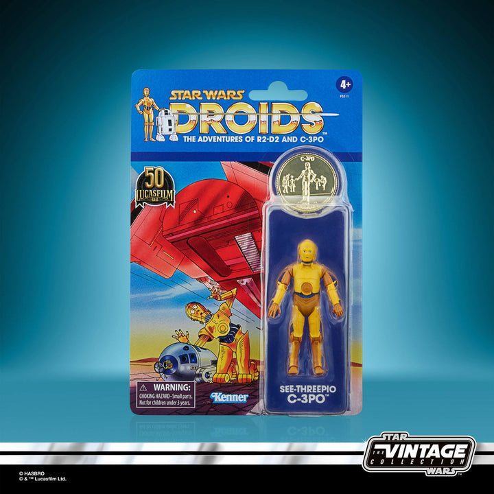 Hasbro Star Wars Droids The Vintage Collection See-Threepio (C-3PO), Infinity Collectables