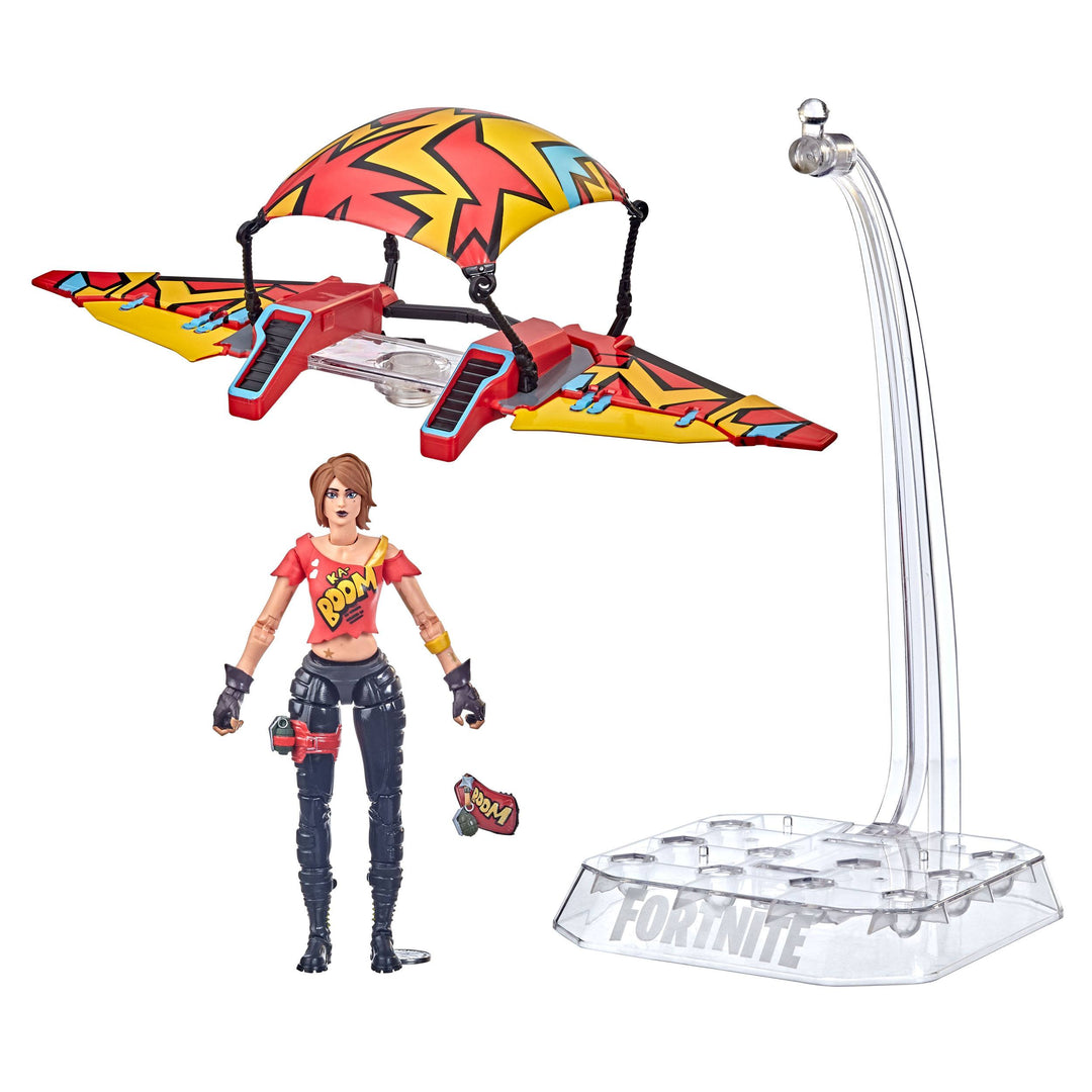 Hasbro Fortnite Victory Royale Series TNTina With Glider Action Figure