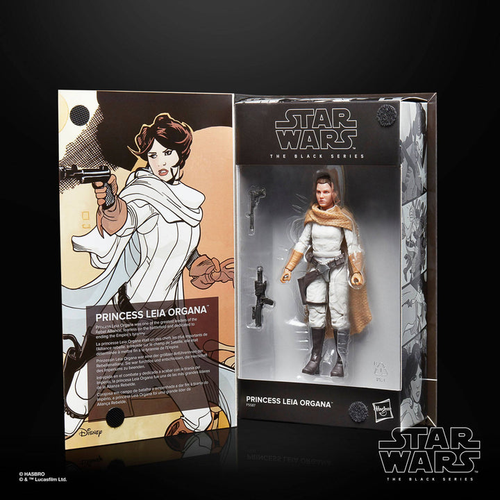 Hasbro Star Wars The Black Series Princess Leia Organa Action Figure, Infinity Collectables