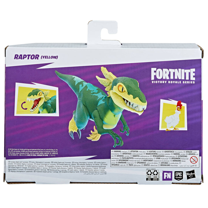 Hasbro Fortnite Victory Royale Series Raptor (Yellow) 6" Action Figure *Exclusive