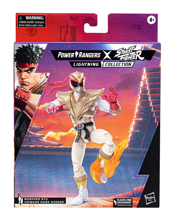 Power Rangers X Street Fighter Lightning Collection Morphed Ryu Crimson Hawk Ranger *Exclusive