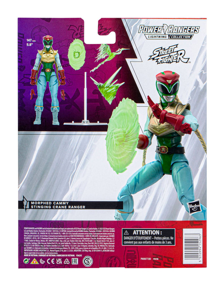 Power Rangers X Street Fighter Lightning Collection Morphed Cammy Stinging Crane Ranger *Exclusive