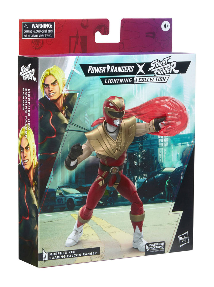 Power Rangers X Street Fighter Lightning Collection Morphed Ken Soaring Falcon *Exclusive