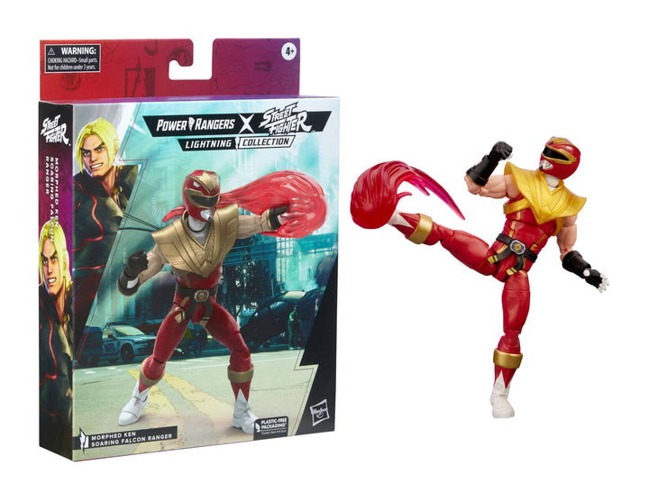Power Rangers X Street Fighter Lightning Collection Morphed Ken Soaring Falcon *Exclusive