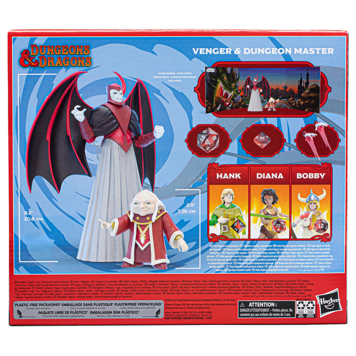 Dungeons and Dragons Cartoon Classics Dungeon Master & Venger 2 Pack