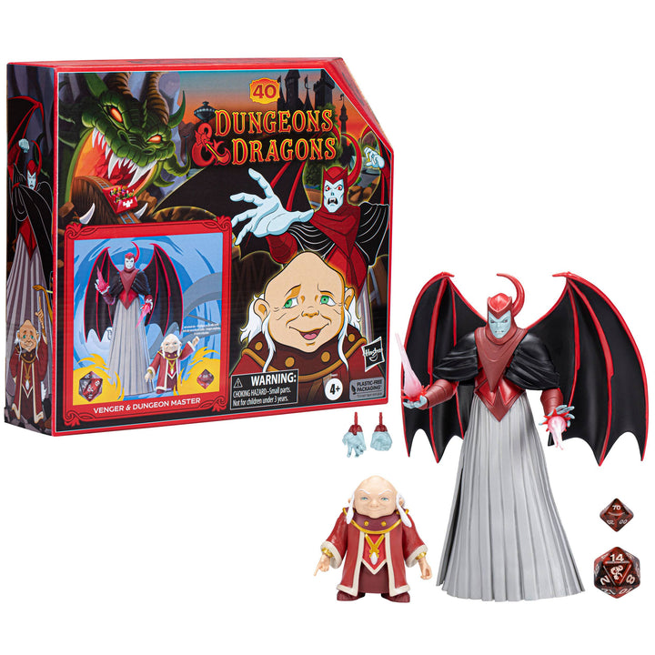 Dungeons and Dragons Cartoon Classics Dungeon Master & Venger 2 Pack