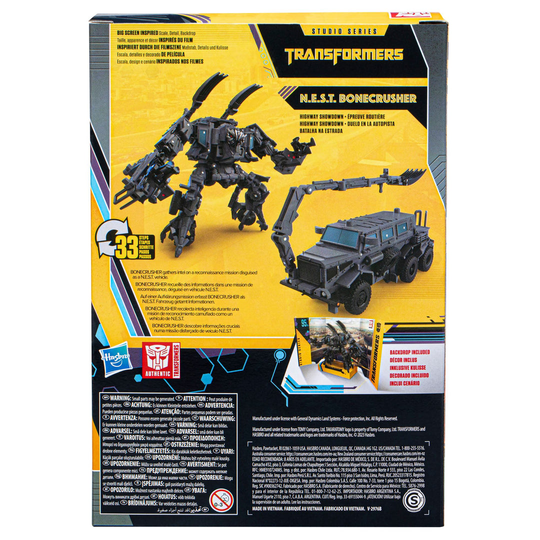 Hasbro Transformers Studio Series (Buzzworthy Bumblebee) Voyager N.E.S.T Bonecrusher