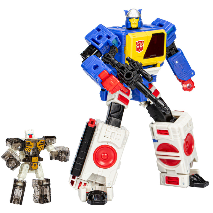 Transformers Legacy Evolution Twincast and Autobot Rewind
