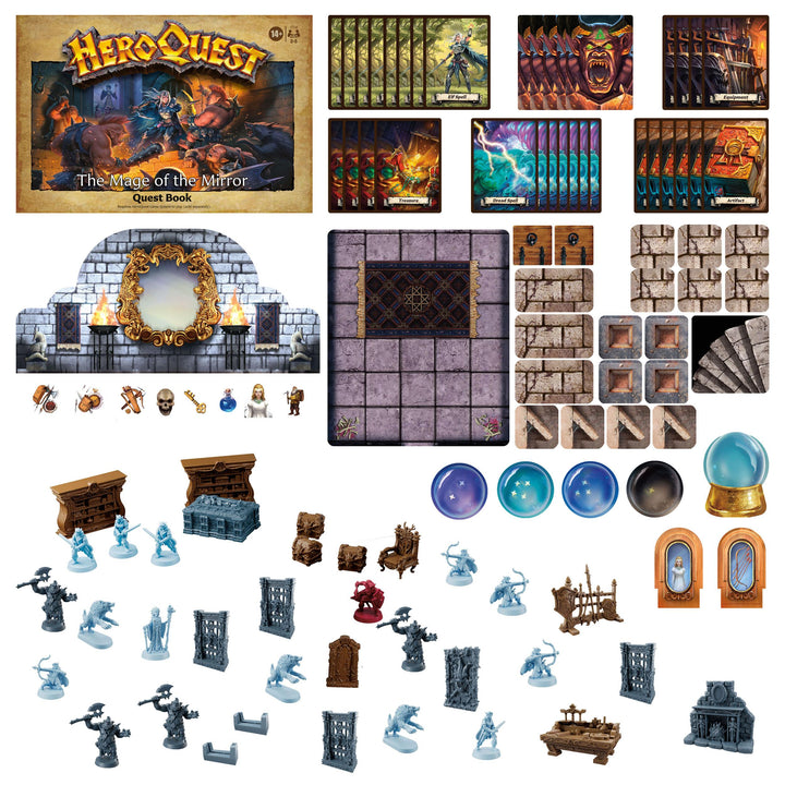 Hasbro Avalon Hill Heroquest The Mage of the Mirror Quest Pack