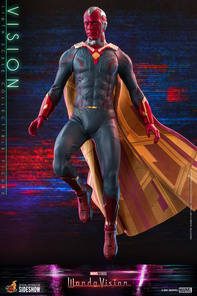 Hot Toys Wandavision 1/6 Scale Action Figure - Vision, Infinity Collectables