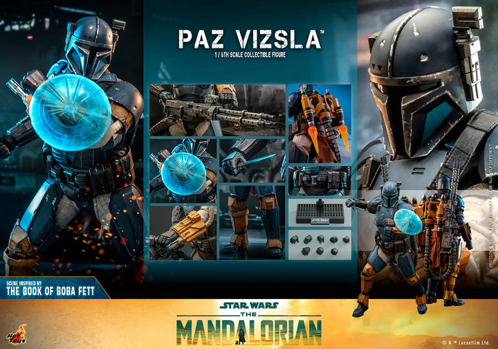Hot Toys The Mandalorian 1/6th Scale Figure Paz Vizsla