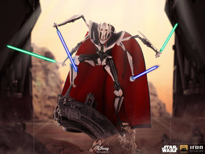 Iron Studios Star Wars Deluxe BDS Art Scale Statue 1/10 General Grievous, Infinity Collectables , Uncategorized