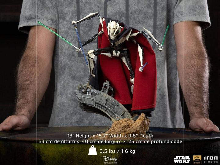 Iron Studios Star Wars Deluxe BDS Art Scale Statue 1/10 General Grievous, Infinity Collectables , Uncategorized