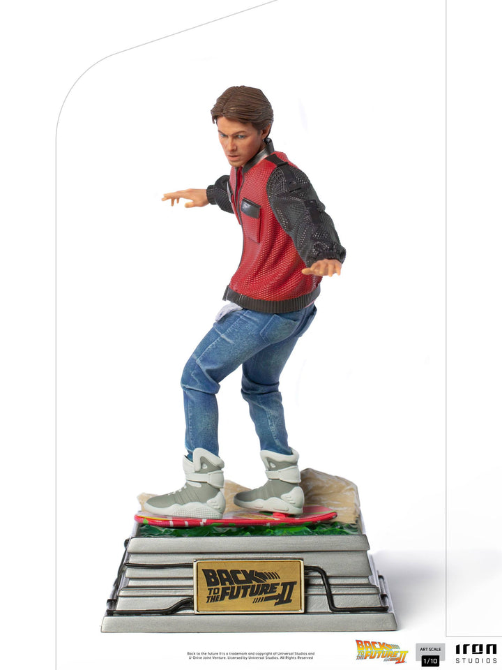 Iron Studios Back to the Future 1/10 Art Scale Statue Marty McFly on Hoverboard