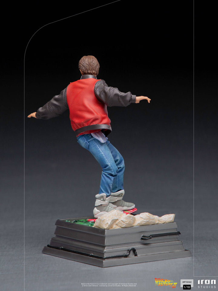 Iron Studios Back to the Future 1/10 Art Scale Statue Marty McFly on Hoverboard