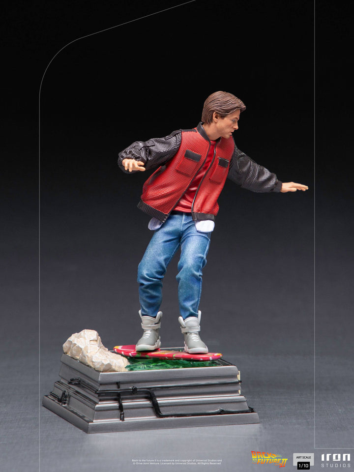Iron Studios Back to the Future 1/10 Art Scale Statue Marty McFly on Hoverboard