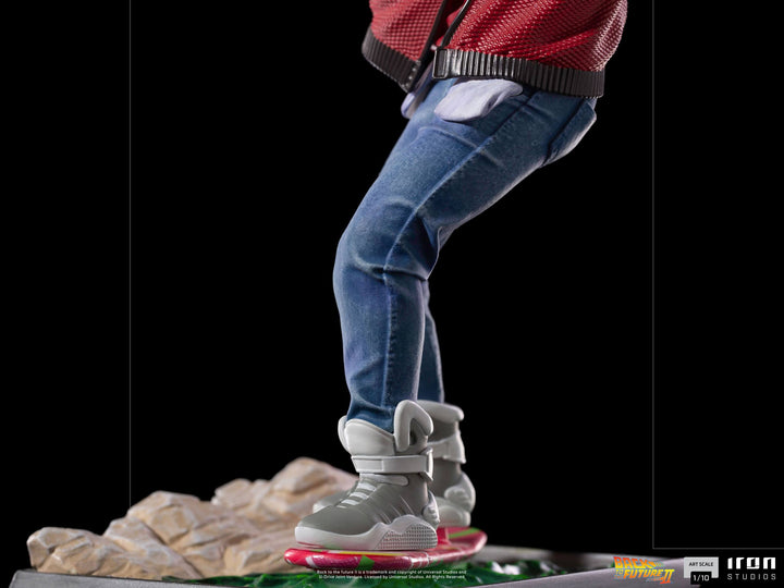 Iron Studios Back to the Future 1/10 Art Scale Statue Marty McFly on Hoverboard