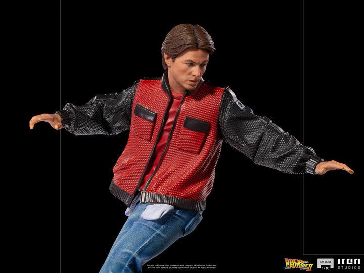Iron Studios Back to the Future 1/10 Art Scale Statue Marty McFly on Hoverboard