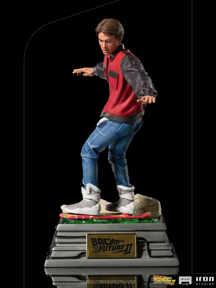 Iron Studios Back to the Future 1/10 Art Scale Statue Marty McFly on Hoverboard
