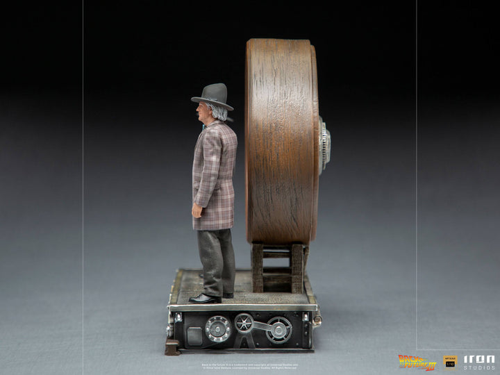 Iron Studios Back to the Future III Deluxe Art Scale Statue 1/10 Marty and Doc at the Clock