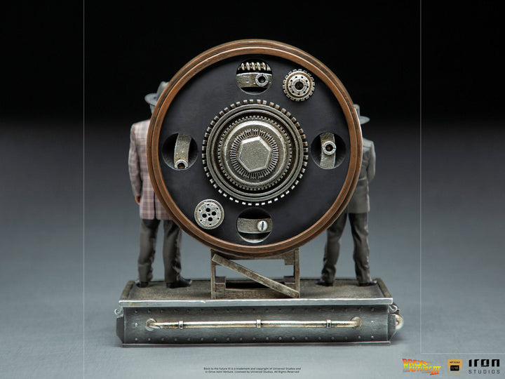 Iron Studios Back to the Future III Deluxe Art Scale Statue 1/10 Marty and Doc at the Clock