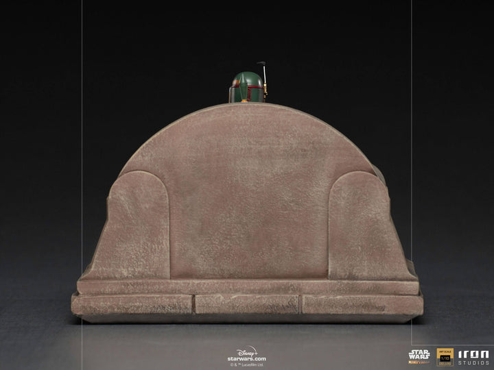 Iron Studios Star Wars The Mandalorian 1/10 Deluxe Art Scale Statue Boba Fett on Throne