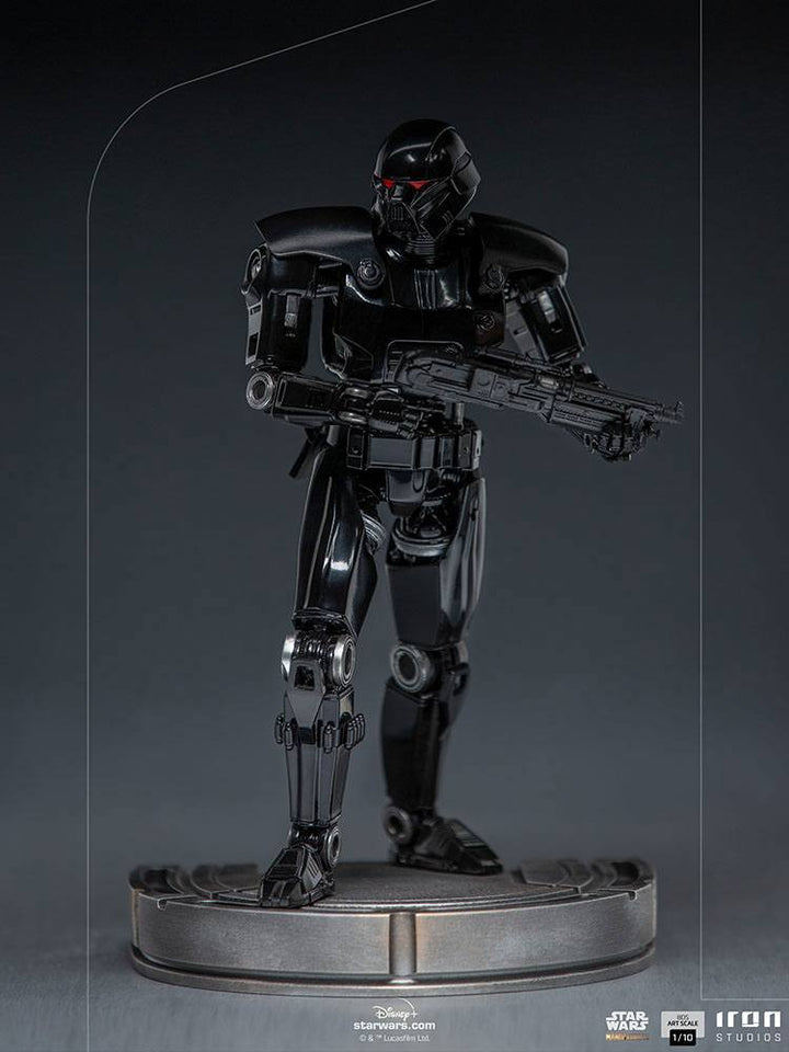 Iron Studios Star Wars The Mandalorian BDS 1/10 Art Scale Statue Dark Trooper