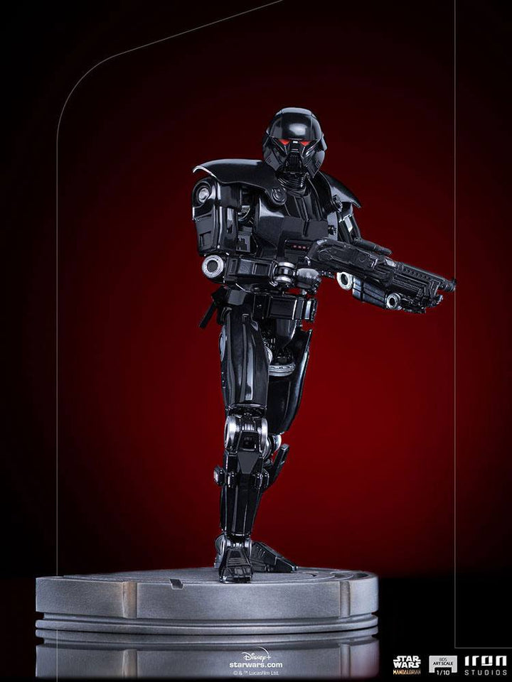 Iron Studios Star Wars The Mandalorian BDS 1/10 Art Scale Statue Dark Trooper