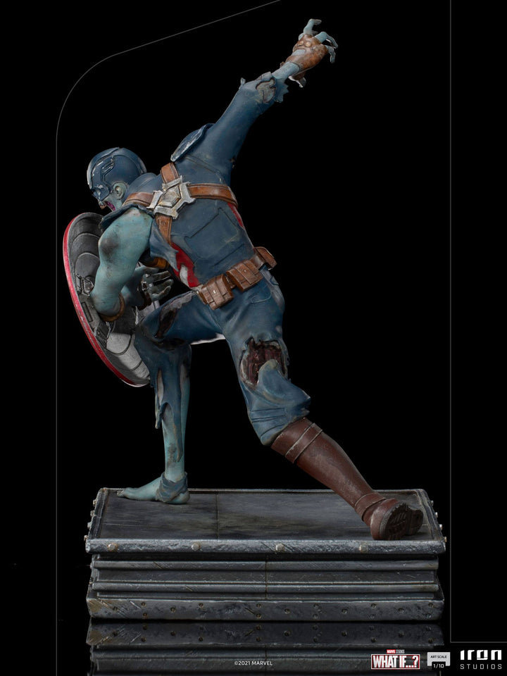 Iron Studios Marvel What If...? Zombie Captain America 1/10 Art Scale Statue