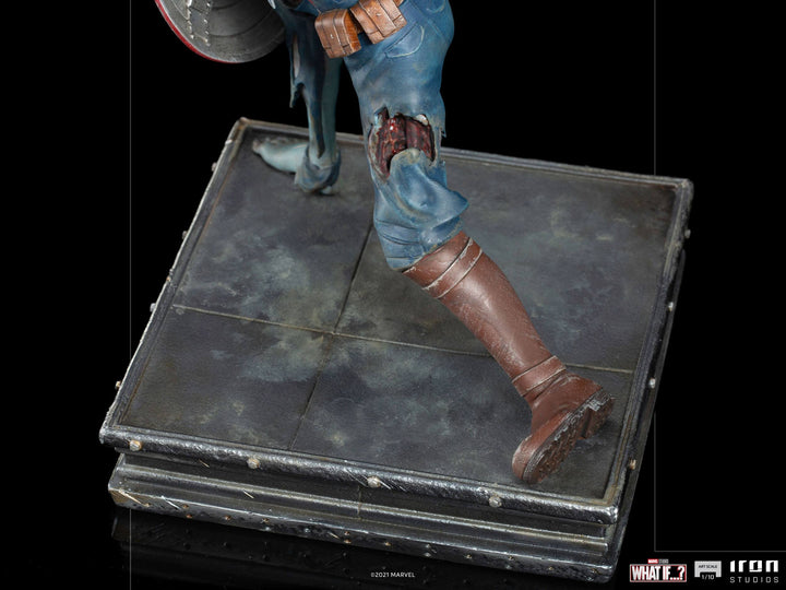 Iron Studios Marvel What If...? Zombie Captain America 1/10 Art Scale Statue